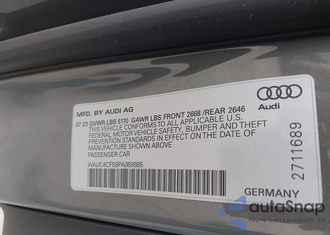 WAUC4CF59PA068885: 44070011