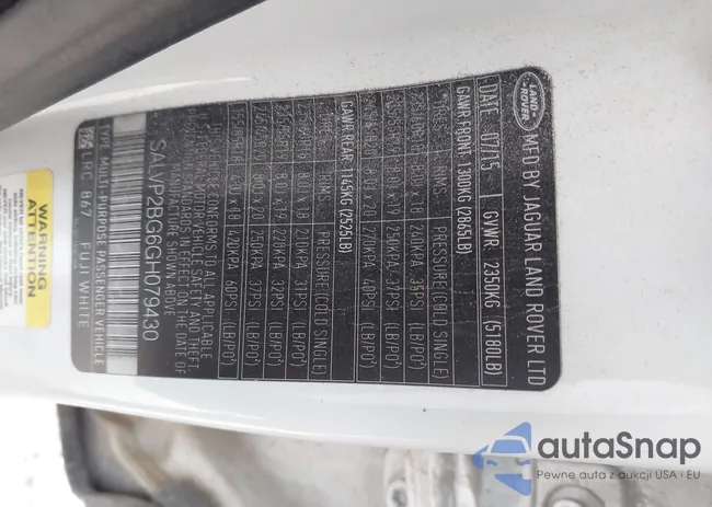 SALVP2BG6GH079430: 44070043