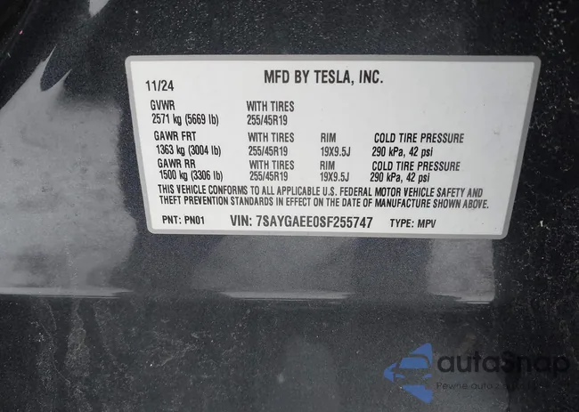 7SAYGAEE0SF255747: 44069306