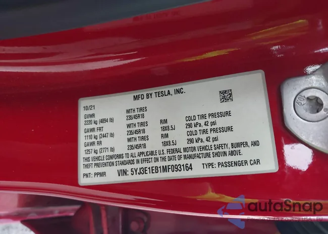 5YJ3E1EB1MF093164: 44069388