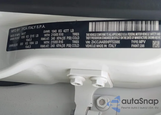 ZACCJAAB5HPF52986: 44070622