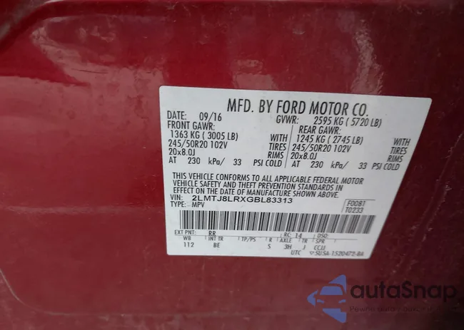 2LMTJ8LRXGBL83313: 44070710