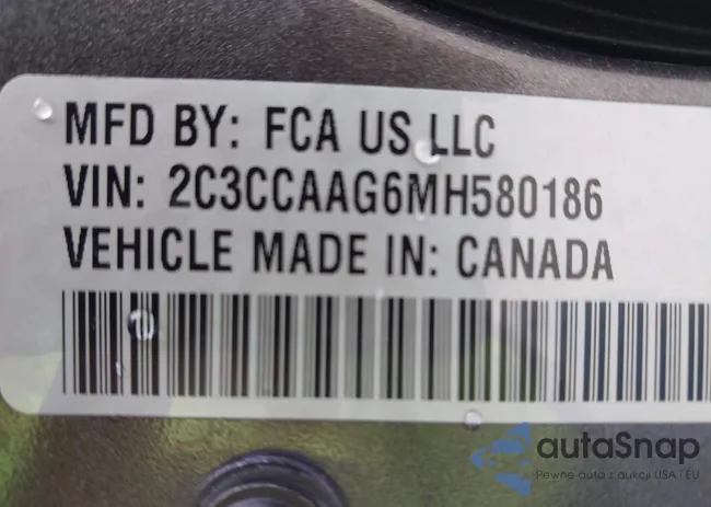 2C3CCAAG6MH580186: 44070894