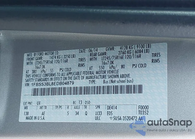 1FBSS3BL8EDB04879: 44071145