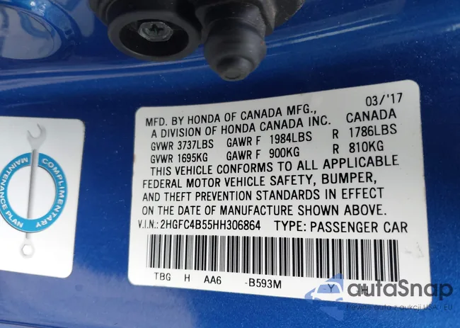 2HGFC4B55HH306864: 44071808