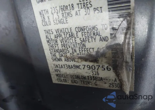 5N1AT3BA9MC790756: 44071864