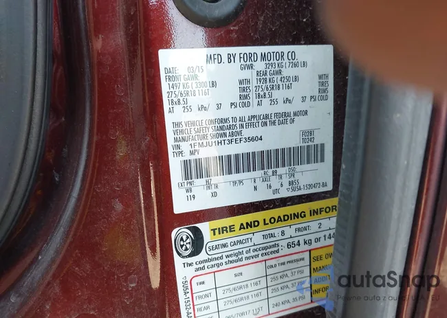 1FMJU1HT3FEF35604: 44071872