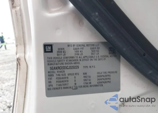 5GAKRCED3CJ320229: 44072008