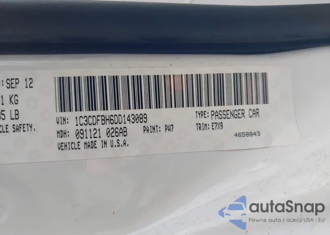 1C3CDFBH6DD143089: 44072093