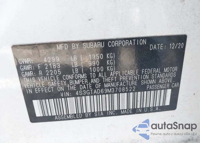 4S3GTAD69M3708522: 44071206