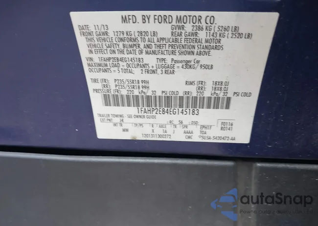 1FAHP2E84EG145183: 44072621