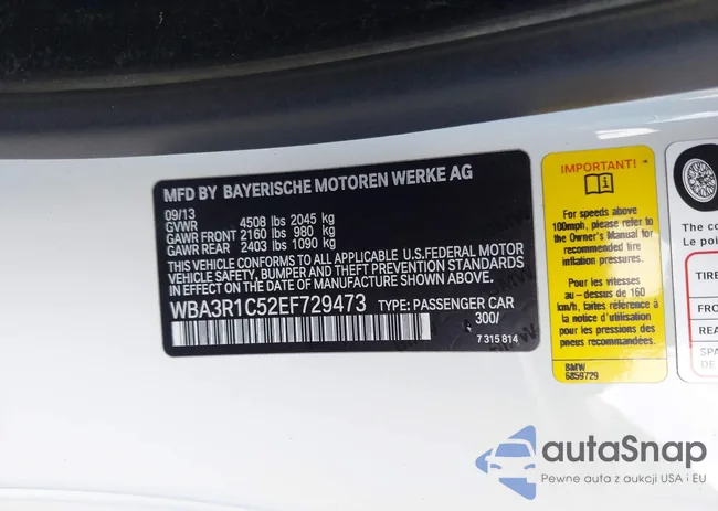 WBA3R1C52EF729473: 44072879