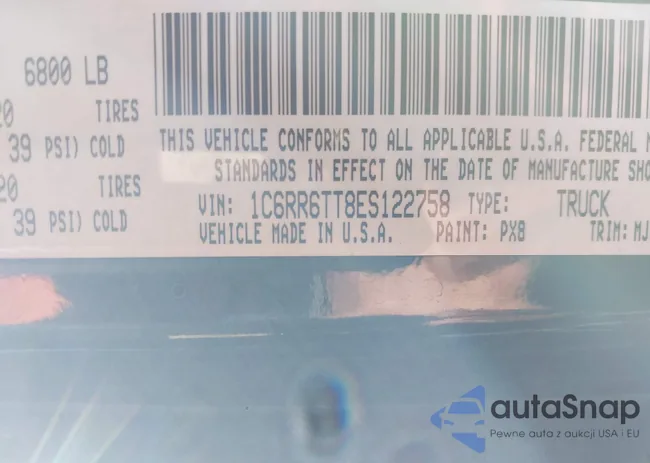 1C6RR6TT8ES122758: 44072897