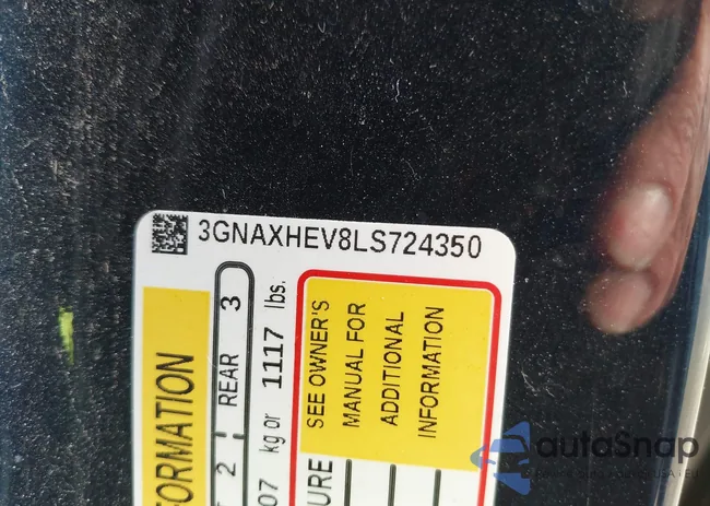 3GNAXHEV8LS724350: 44072470