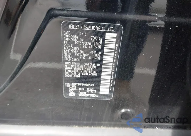 JN8AY2NF6H9302023: 44073673