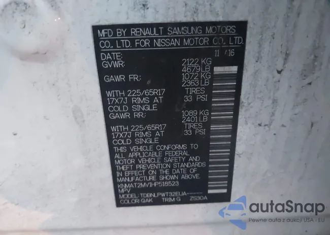 KNMAT2MV1HP518523: 44073674