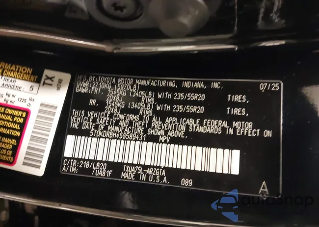 5TDKDRBH4SS589431: 44073797