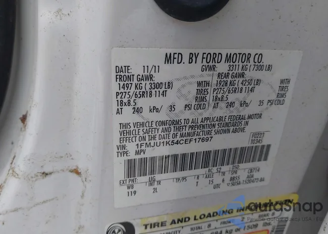 1FMJU1K54CEF17697: 44073879