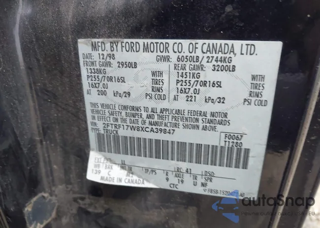 2FTRF17W8XCA39847: 44073891