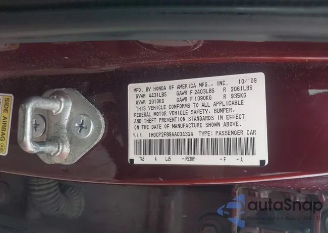 1HGCP2F89AA034324: 44074053