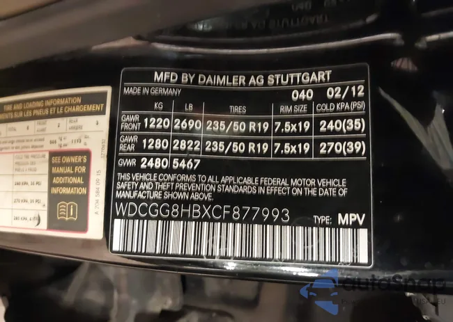 WDCGG8HBXCF877993: 44073413