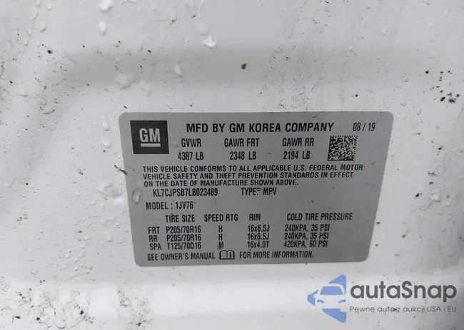 KL7CJPSB7LB023489: 44073431