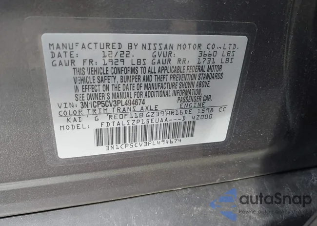 3N1CP5CV3PL494674: 44073568