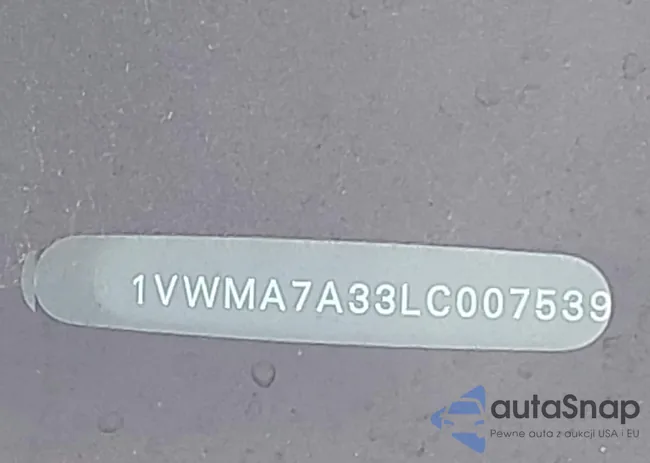 1VWMA7A33LC007539: 44074594