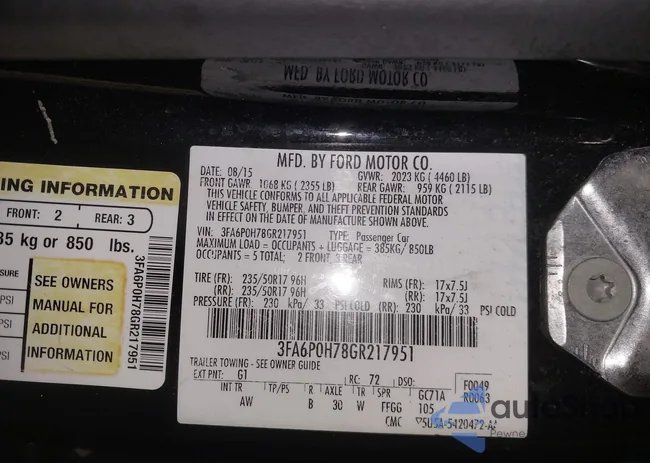 3FA6P0H78GR217951: 44074658