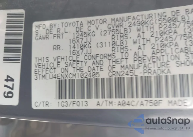 3TMLU4ENXCM102405: 44074872