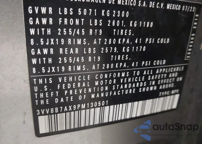 3VV8B7AX9PM130501: 44074892