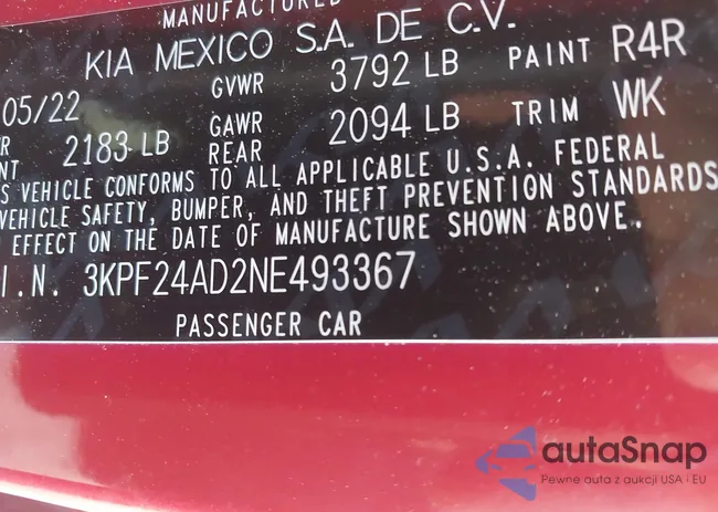 3KPF24AD2NE493367: 44074945