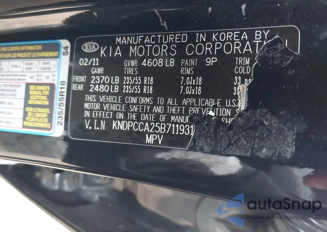 KNDPCCA25B7119311: 44075160