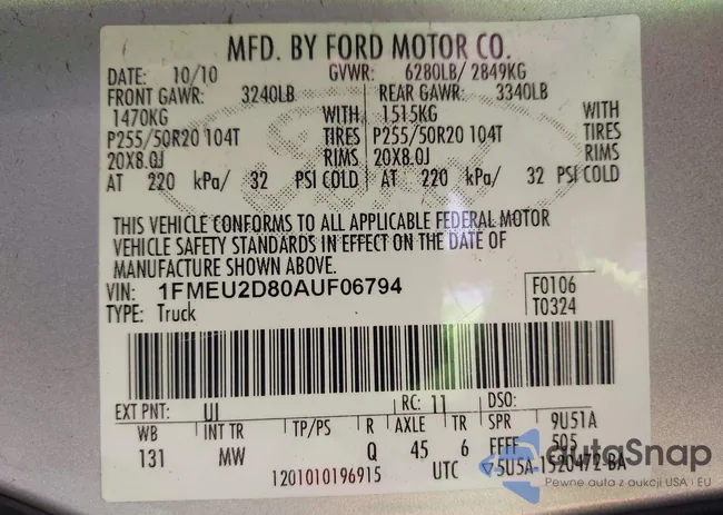 1FMEU2D80AUF06794: 44074489