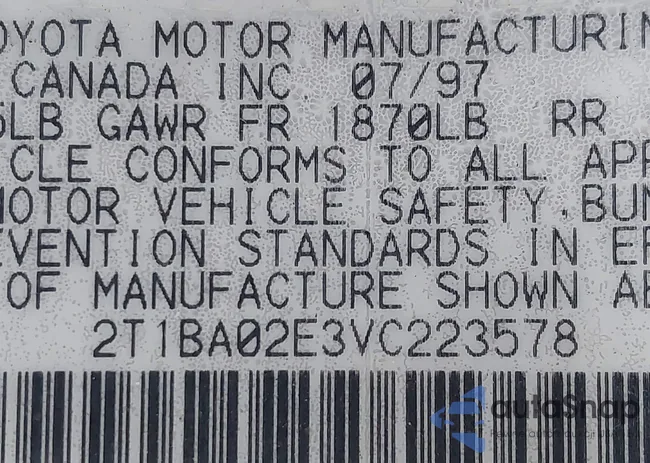 2T1BA02E3VC223578: 44075596