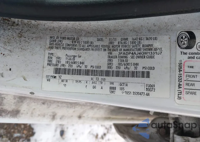 3FADP4AJ4GM133157: 44075868