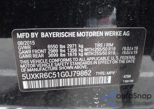 5UXKR6C51G0J79862: 44075876