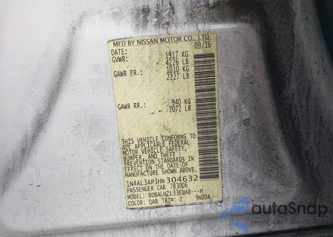 1N4AL3AP3HN304632: 44075929