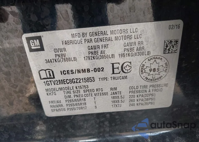 1GTV2MEC8GZ215853: 44075950