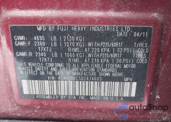 4S4BRDKC5B2414603: 44075184