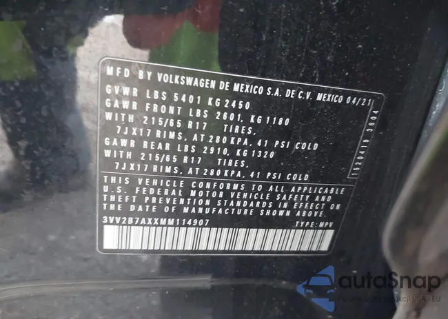 3VV2B7AXXMM114907: 44075202