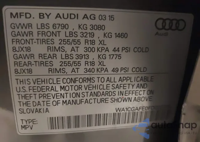 WA1CGAFE0FD020004: 44076865