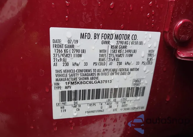 1FM5K8GC6LGA37513: 44076954