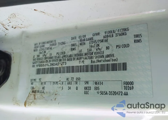 1FBSS31L39DA51273: 44077101