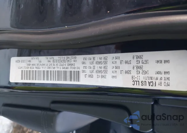 1C4RJFBG7KC618158: 44076200