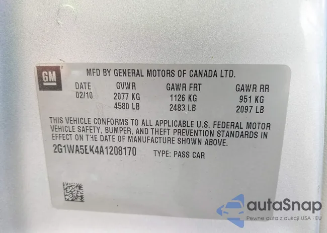 2G1WA5EK4A1208170: 44076356