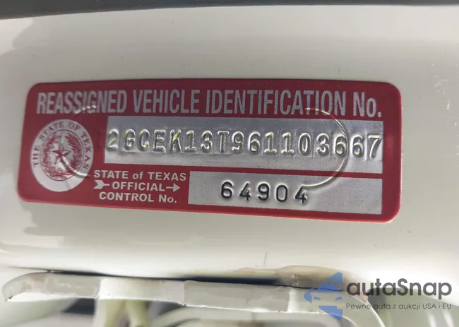 2GCEK13T961103667: 44076441