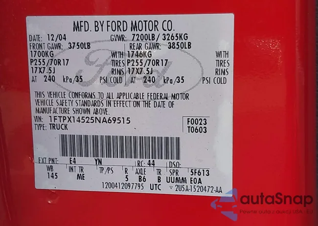 1FTPX14525NA69515: 44076464