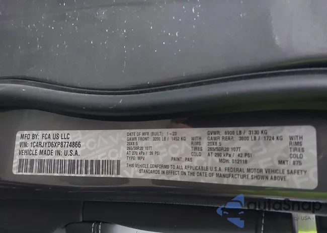 1C4RJYD6XP8774866: 44077794