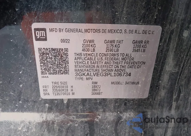 3GKALVEG3PL106734: 44077314